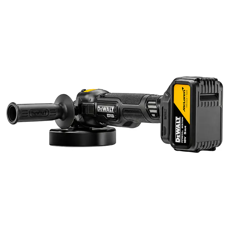 Kit Esmeril Angular DeWALT x McLaren DCG45MP2T-B2 20V Brushless 125mm + 2 Baterías 5Ah 4