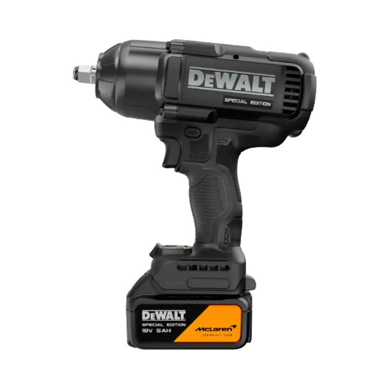 Kit DeWALT x McLaren DCK3222MP2T-B2 Taladro + Esmeril + Llave Impacto 20V XR 2 Baterías 5Ah 4