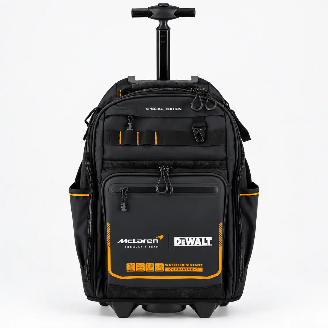 Mochila con Ruedas DeWALT x McLaren DWST60101-9 Profesional 46 Bolsillos IP54 1