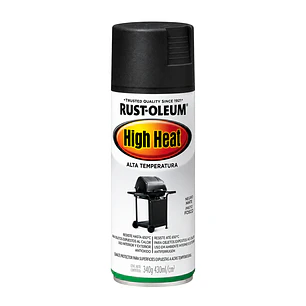 Pintura Spray High Heat Negro Mate 340 g Rust-Oleum