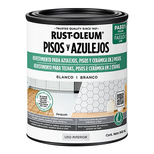 Pintura para Pisos Base Blanca Entintable Rust-Oleum 946 ml
