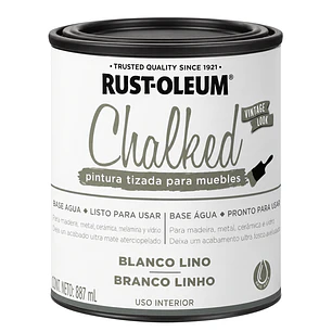 Pintura Tizada Rust-Oleum Chalked Base Agua Ultra Mate