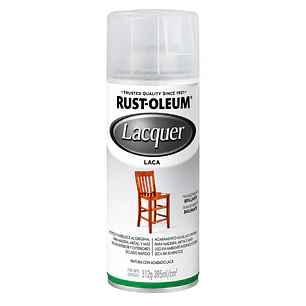 Laca Spray Transparente Brillante Rust-Oleum Lacquer 312 g
