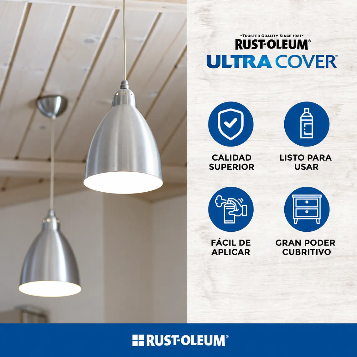 Pintura Spray Ultra Cover 2X Negro Brillante 340 g 2