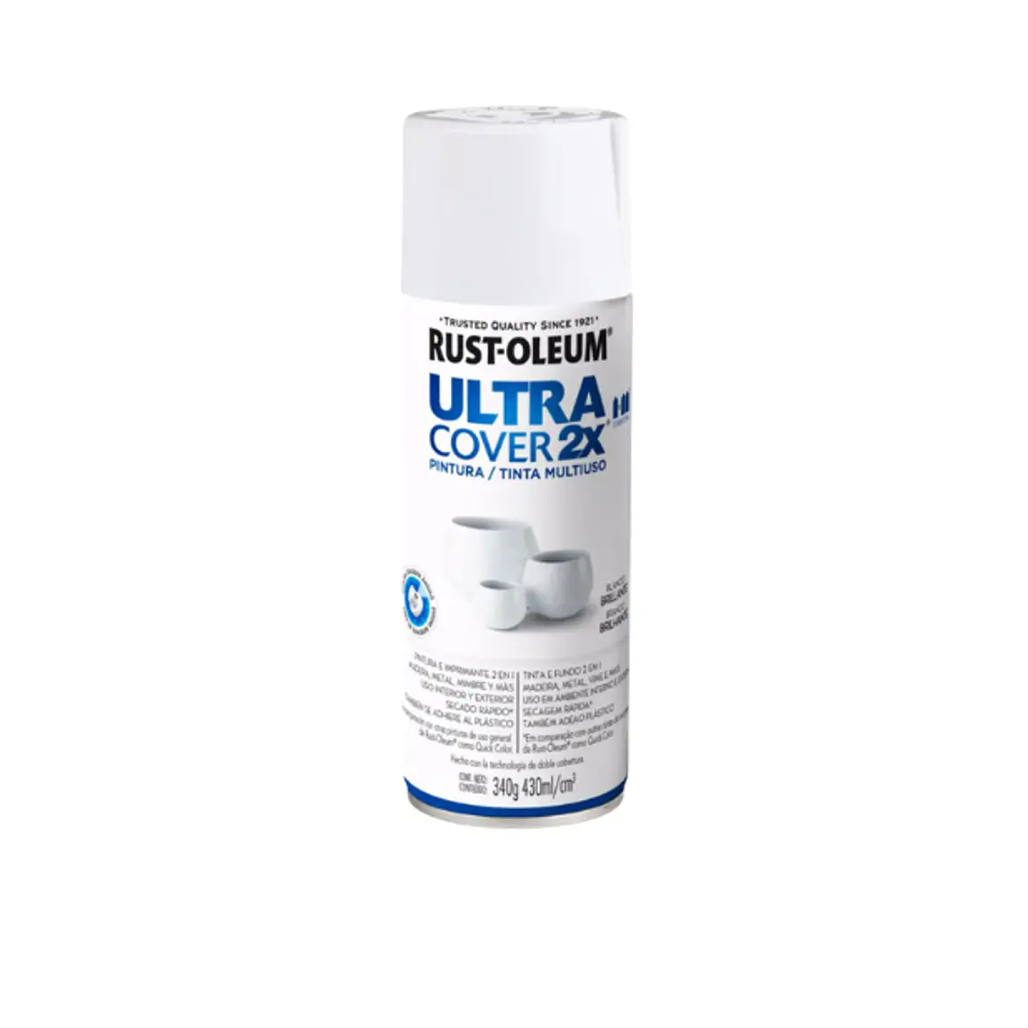 Rust-Oleum Ultra Cover 2X Blanco Brillante 340 g 1