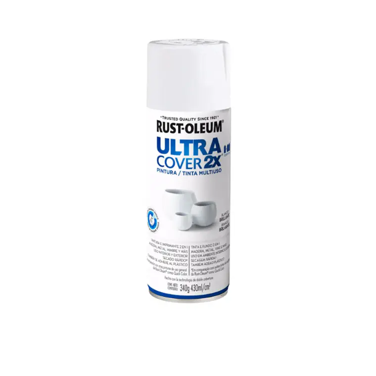 Rust-Oleum Ultra Cover 2X Blanco Brillante 340 g 1
