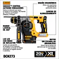 Rotomartillo Sds+ 20v Máx Sin Batería Dewalt Dch273b - Miniatura 2