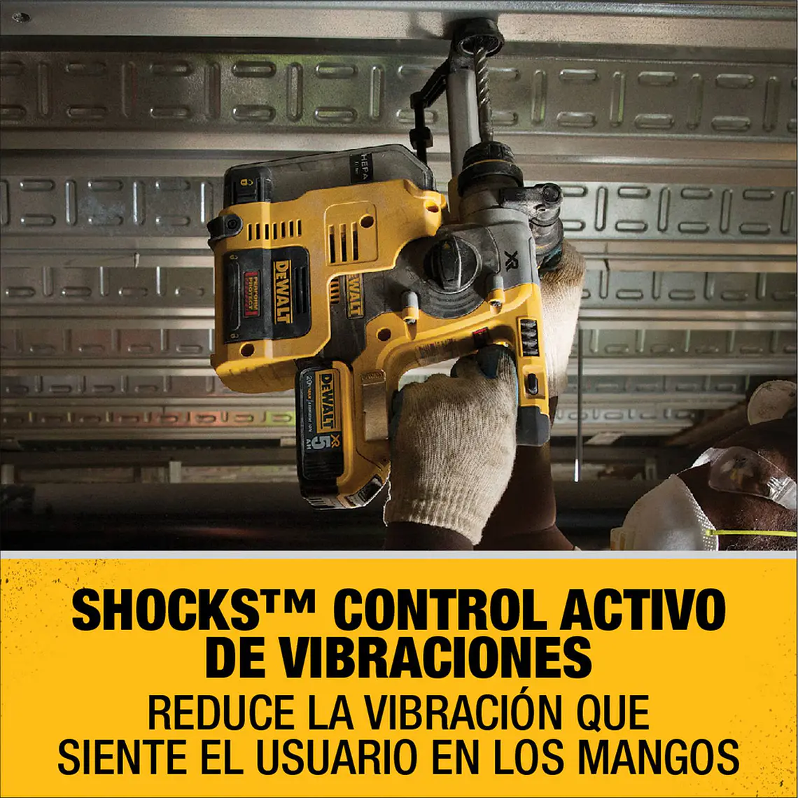 Rotomartillo Sds+ 20v Máx Sin Batería Dewalt Dch273b 4