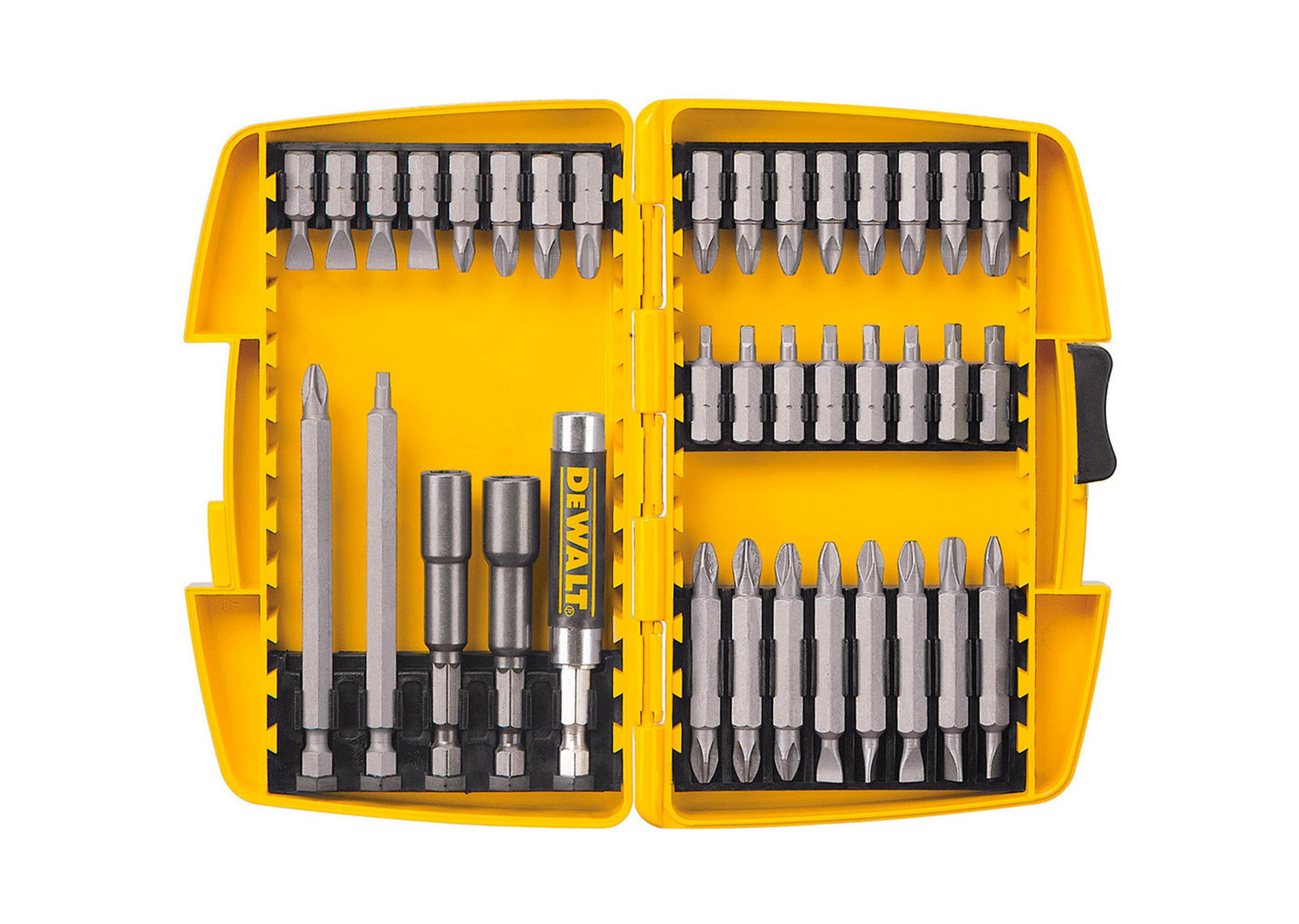 Set De 37 Piezas Con Guía Magnética Dewalt Dw2163 | Tus Herramientas