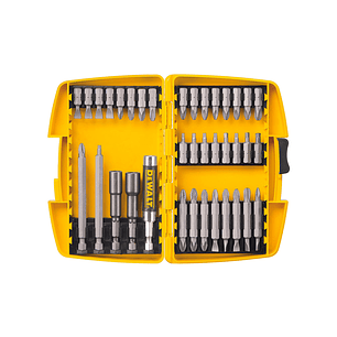 Set De 37 Piezas Con Guía Magnética Dewalt Dw2163