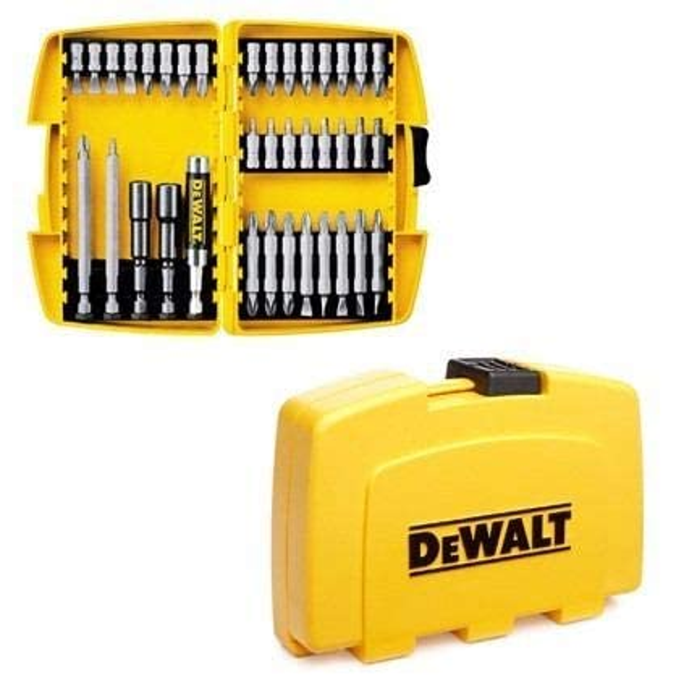 Set De 37 Piezas Con Guía Magnética Dewalt Dw2163 2