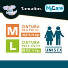 120 Pañales Premium Adulto MyCare 5