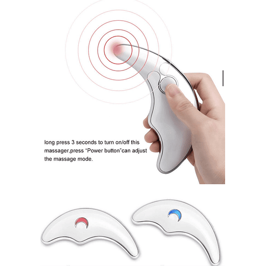 Masajeador electrico luna caliente y frio