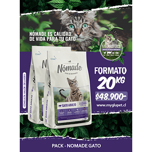  Pack Duo Nomade Gato 20 kilos