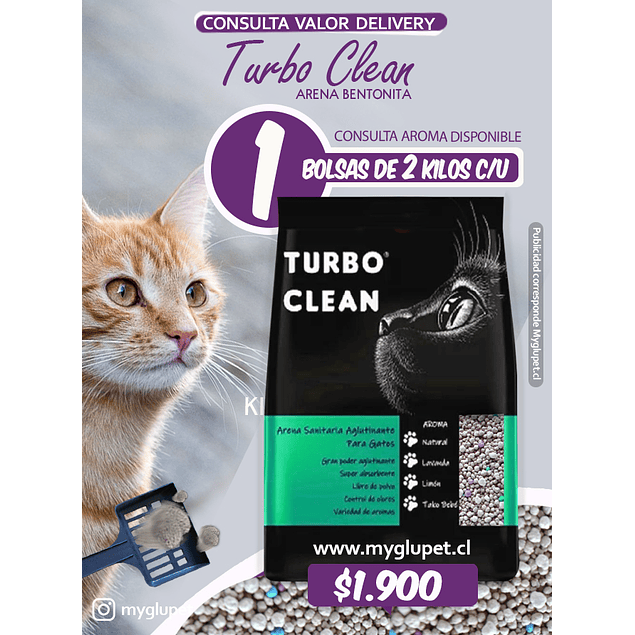 Turbo clean promoción 2 kilos