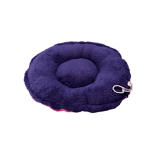 Cama Dona tipo cuna 2 funciones morado y fucsia