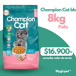 Champion Cat bb 8 kilos sabor pollo