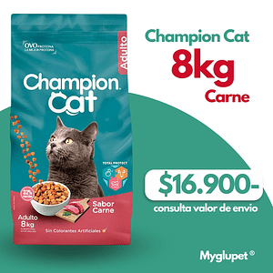 Champion Cat Adulto 8 kilos sabor Carne