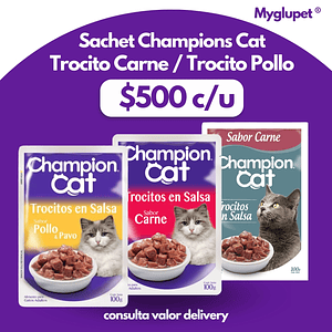 Champion Cat trocitos en salsa variedades 100 g