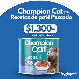 Champion cat Recetas de pate de Pescado 315gr