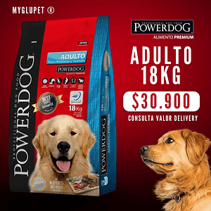 Powerdog Adulto 18 kilos