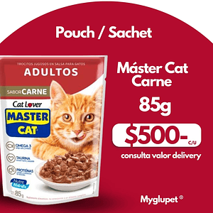 Sachet Master Cat carne 85g