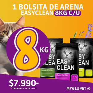 Easy Clean Arena Sanitaria 8 kilos