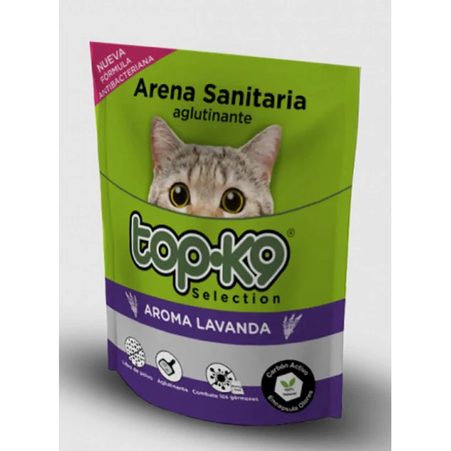 Topk9 Arena Sanitaria Aglutinante de 2 kilos