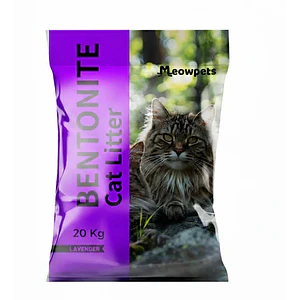 Meowpets Arena sanitaria 20kilos lavanda