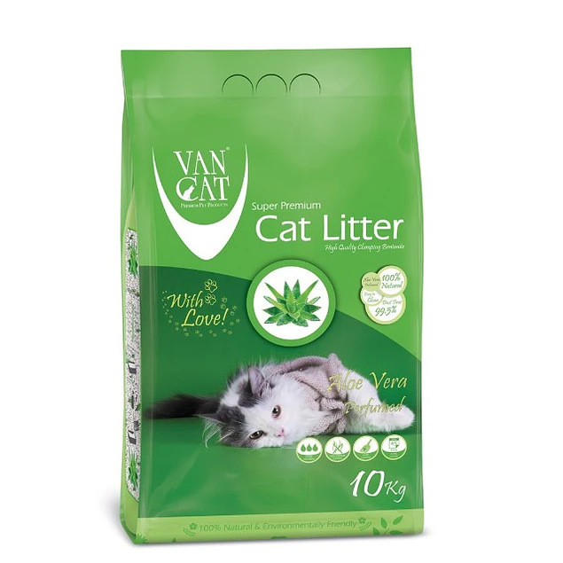 Arena para Gatos Vancat 10 kg Aloe Vera