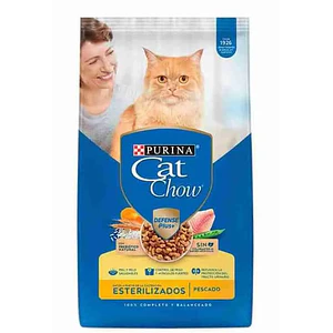 Cat Chow esterilizado con defense plus 8 kg