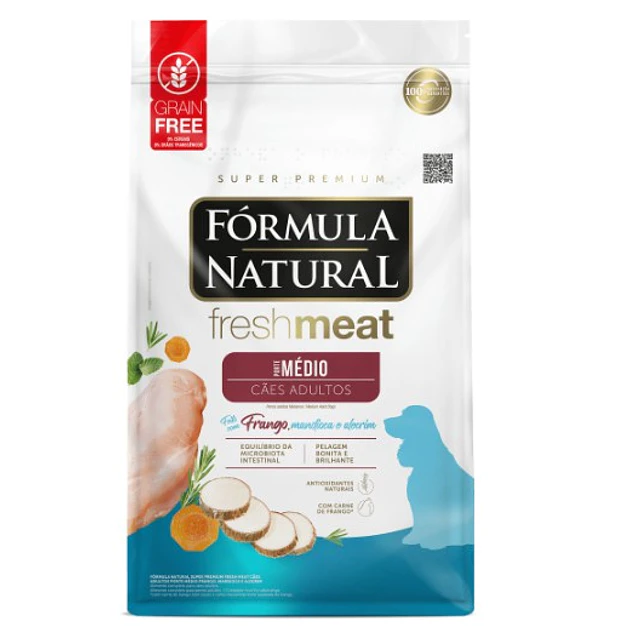 FORMULA NATURAL ADULTO RAZA MEDIANA 