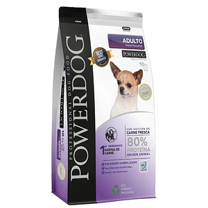 Powerdog Adulto Raza Pequeña 10 kilos