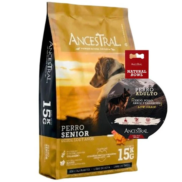 Ancestral Senior 15 Kg + BOWL 