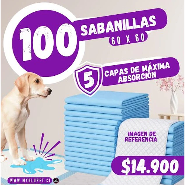 Sabanillas Premium 60x60 de 100 unidades