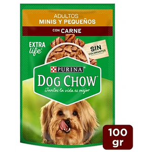 Alimento Húmedo Perro Adulto Raza Pequeña Sabor Carne Pouch, 100 g