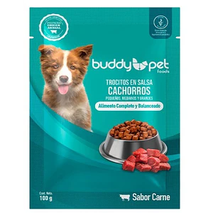 Sachet Buddy pet Cachorro Carne 100gr