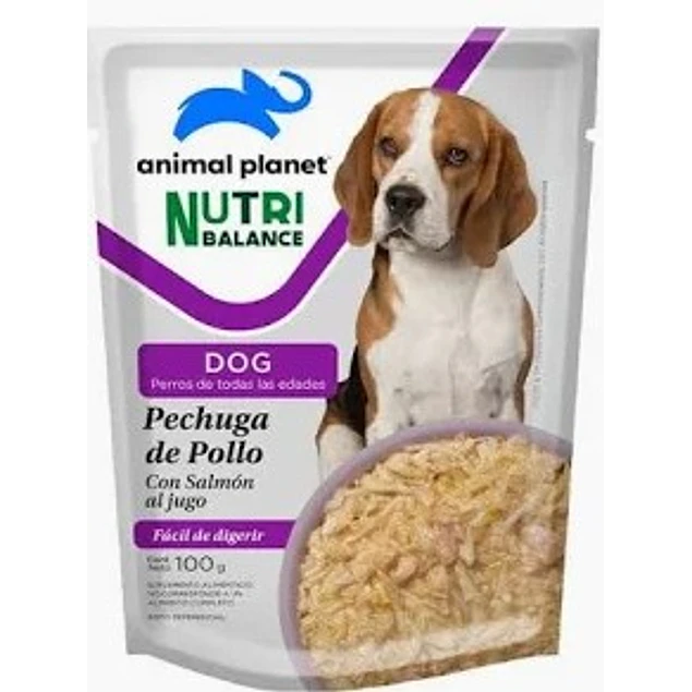 Alimento Húmedo Perro Adulto y Cachorro Sabor Pechuga de Pollo con Salmón 