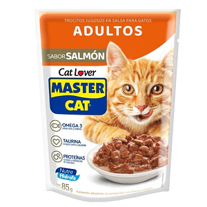 Sachet Master Cat salmón 85g