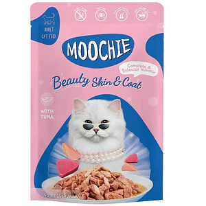 MOOCHIE SOBRE GATO CARNE ATUN 70GRS BEAUTY SKIN