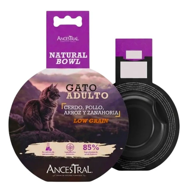Ancestral Natural Bowl Gato 300g Alimento Húmedo Para Gatos
