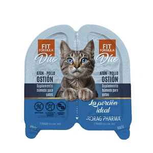 Snack para Gato Fit Formula Duo Atun Pollo Ostión 70 GR