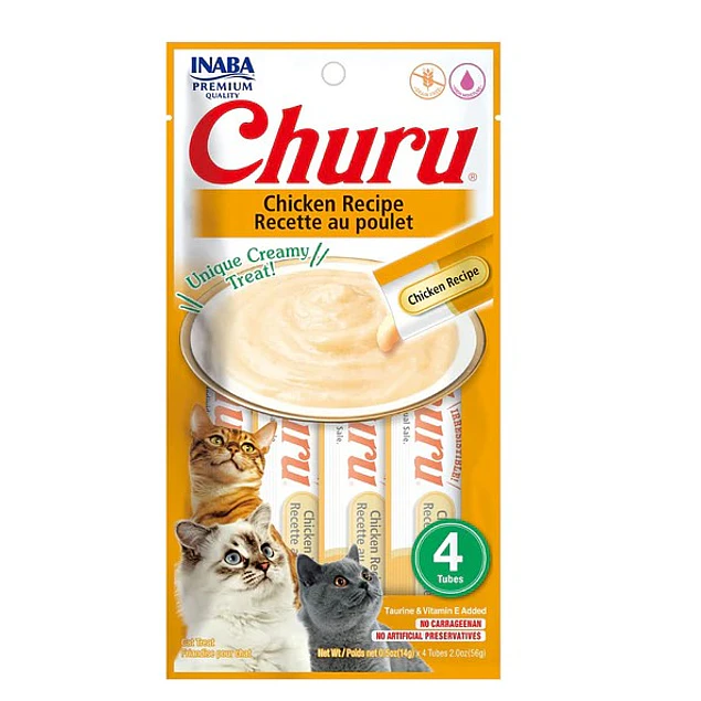 CHURU GATO POLLO 56 G