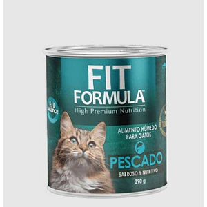 Lata Fit Fórmula Gato Pescado 290 GR