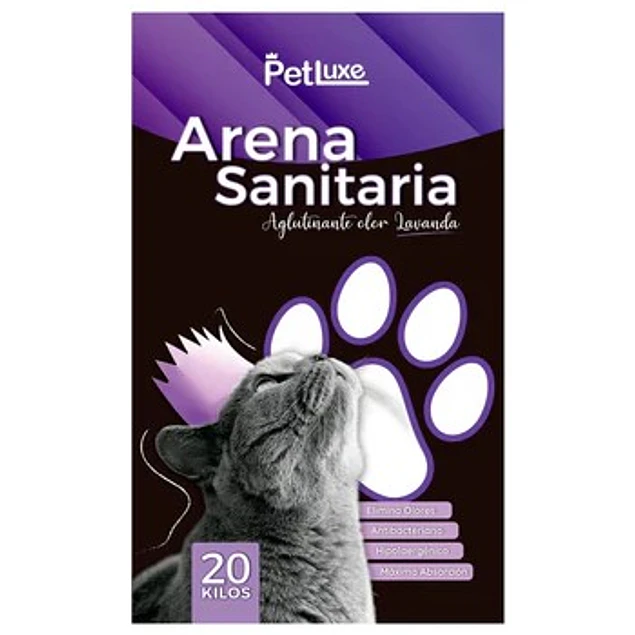 Arena Sanitaria Aglutinante PetLuxe Aromas 20kg