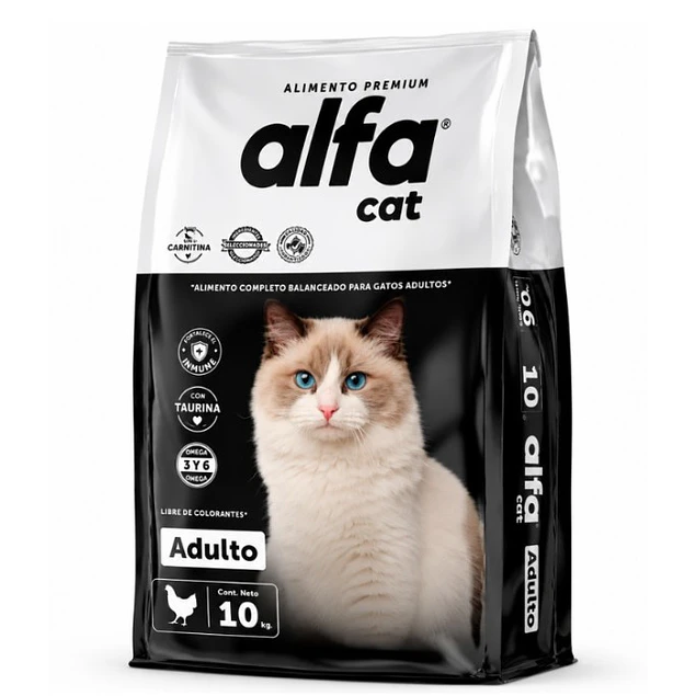 Alfa Cat Premium Gato Adulto 10 kg