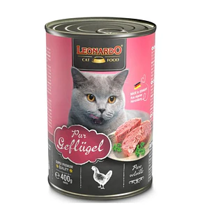 Alimento Leonardo Quality Selection Para Gato Adulto Sabor Ave De 400 G