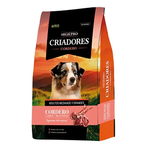 Maintenance Criadores Adultos High Pro Cordero 20 Kg