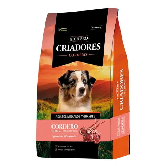 Maintenance Criadores Adultos High Pro Cordero 20 Kg