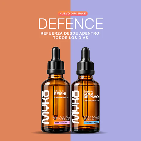 DEFENCE: Cola de Pavo + Reishi